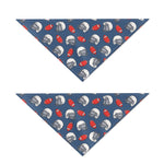 American Football Pattern Print Dog Bandana