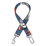 American Football Pattern Print Dog Seat Belt