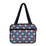 American Football Pattern Print Double Strap Bible Bag