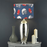 American Football Pattern Print Drum Lamp Shade