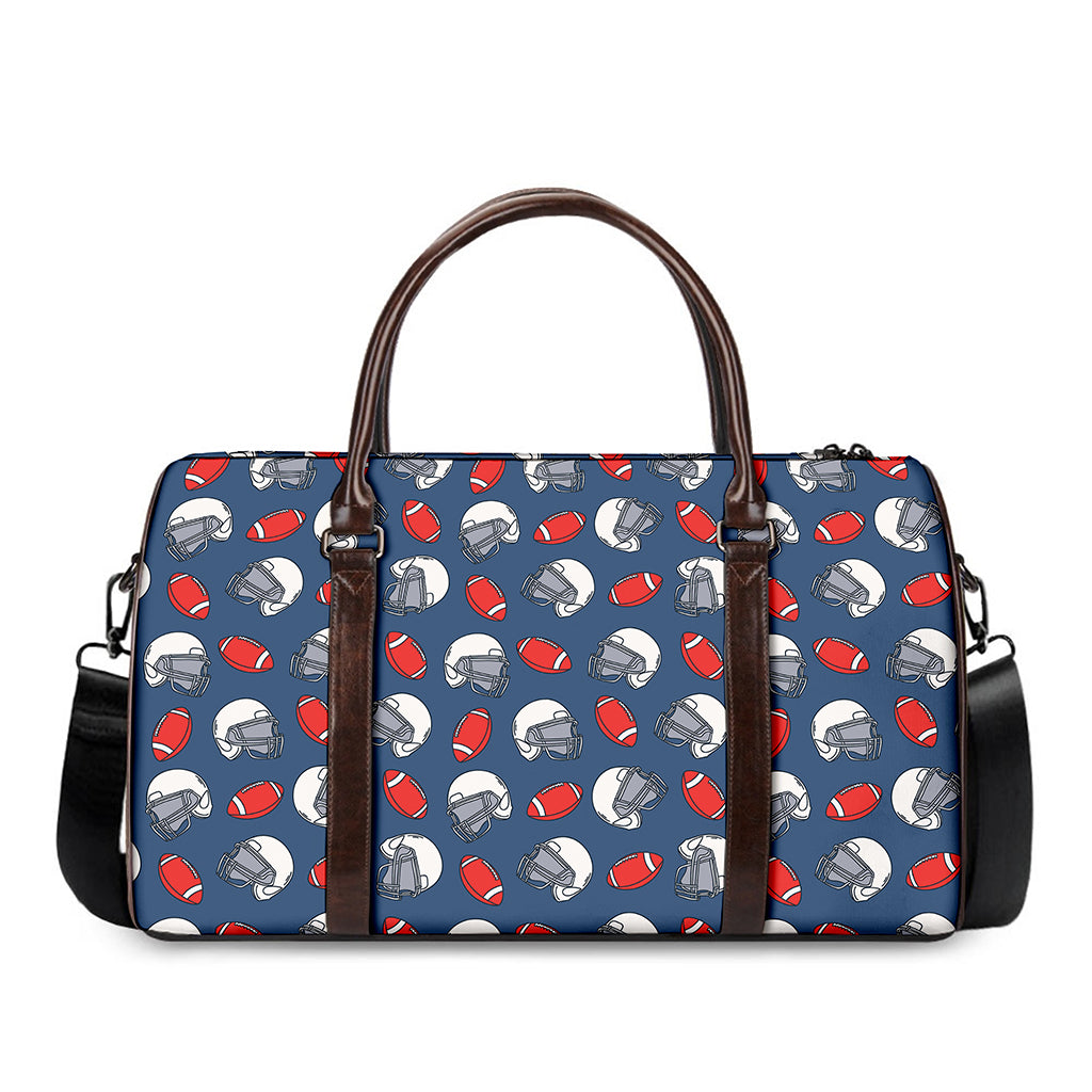 American Football Pattern Print Duffle Bag
