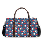 American Football Pattern Print Duffle Bag
