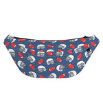 American Football Pattern Print Fanny Pack