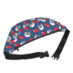 American Football Pattern Print Fanny Pack