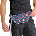 American Football Pattern Print Fanny Pack