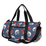 American Football Pattern Print Gym Bag