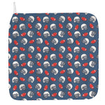 American Football Pattern Print Hand Towel