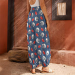 American Football Pattern Print Harem Pants