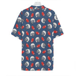 American Football Pattern Print Hawaiian Shirt