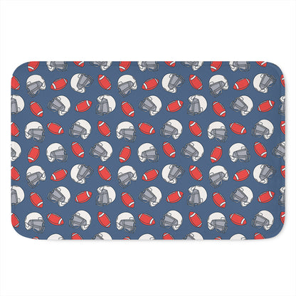 American Football Pattern Print Indoor Door Mat