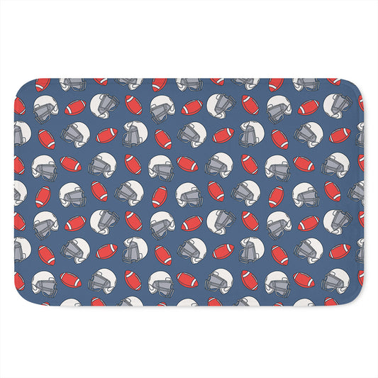American Football Pattern Print Indoor Door Mat
