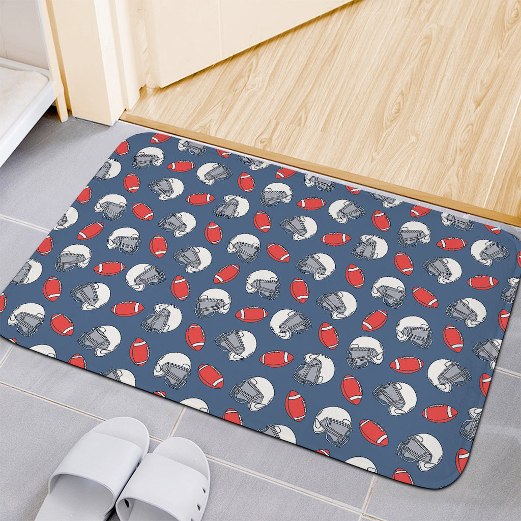 American Football Pattern Print Indoor Door Mat