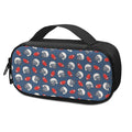 American Football Pattern Print Portable Cooler Travel Case