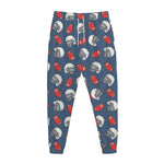 American Football Pattern Print Jogger Pants