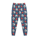 American Football Pattern Print Jogger Pants