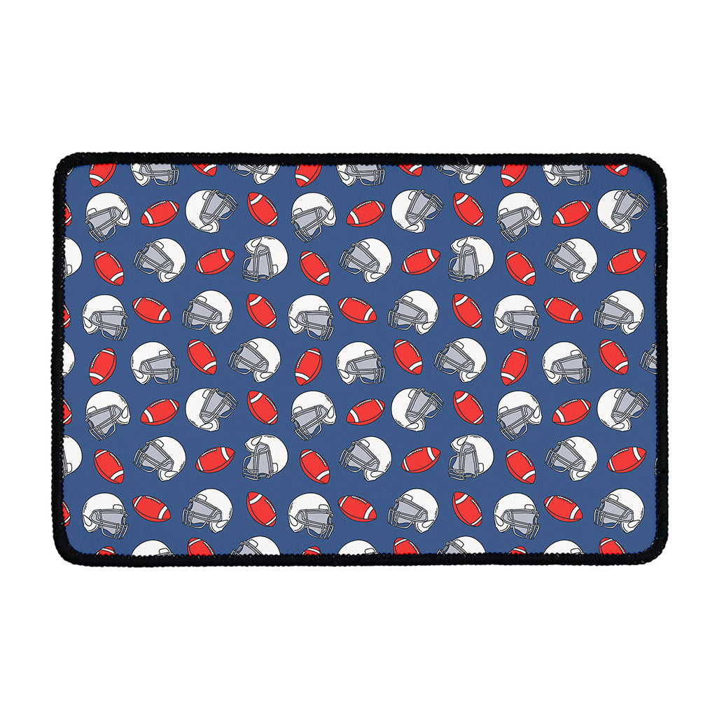 American Football Pattern Print Kitchen Mat