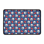 American Football Pattern Print Kitchen Mat
