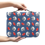 American Football Pattern Print Leather Bible Cover