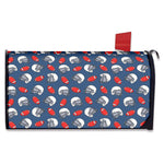 American Football Pattern Print Mailbox Cover