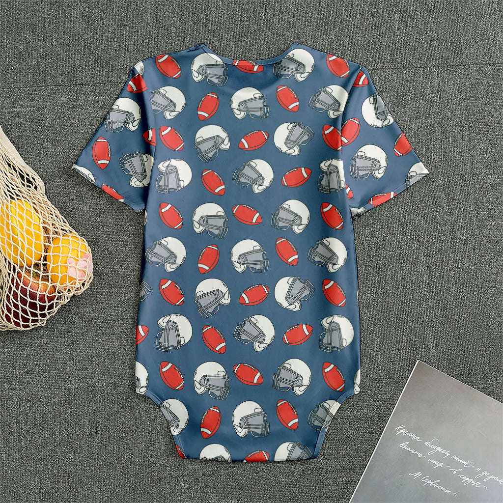 American Football Pattern Print Men's Bodysuit