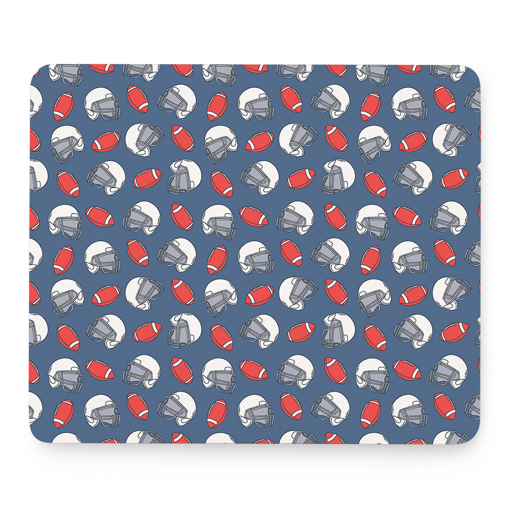 American Football Pattern Print Mouse Pad