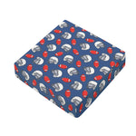 American Football Pattern Print Outdoor Seat Cushion Cover