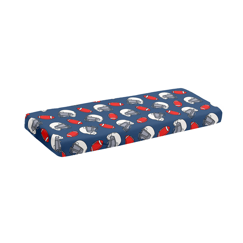 American Football Pattern Print Piano Keyboard Cover