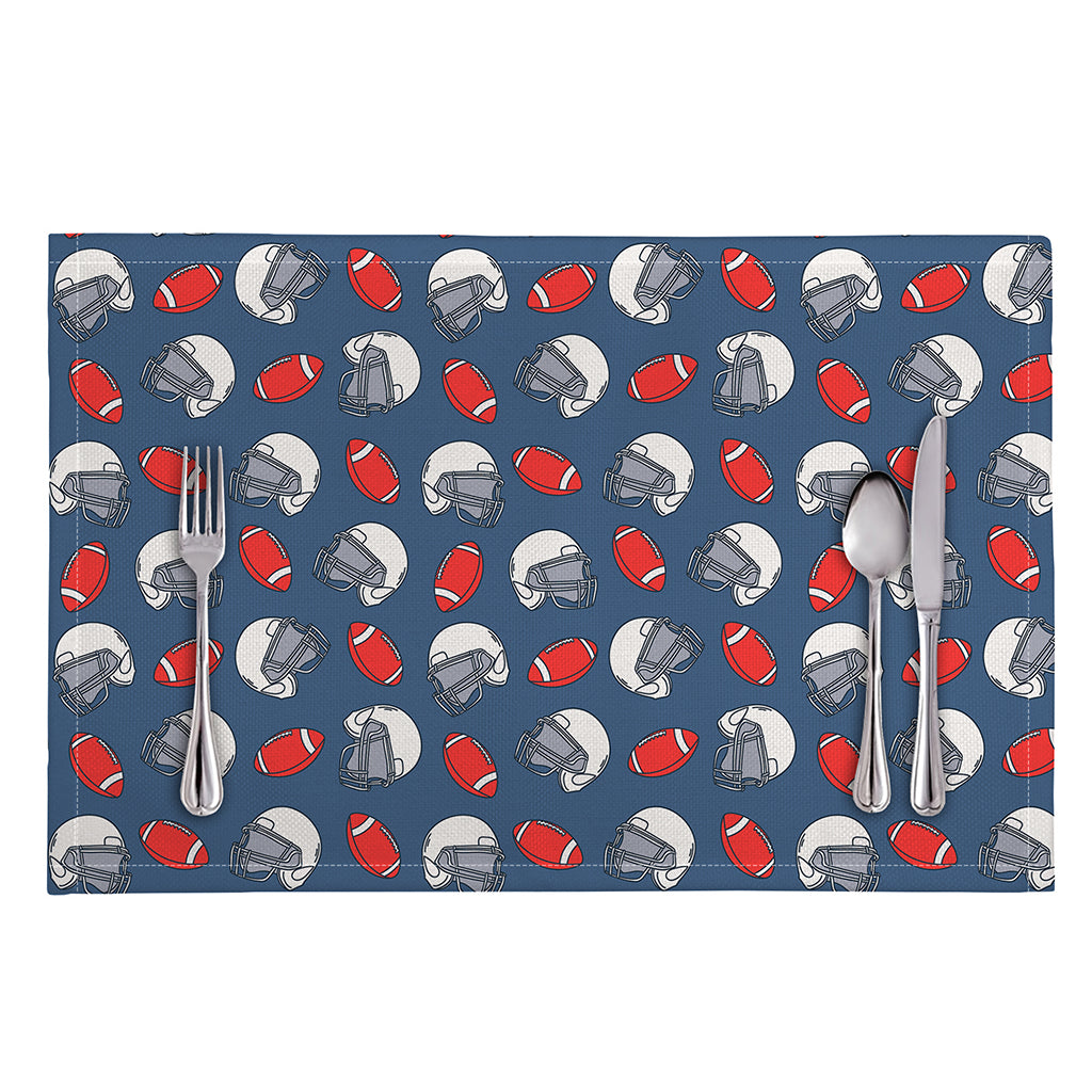 American Football Pattern Print Placemat