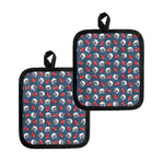 American Football Pattern Print Pot Holders