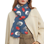 American Football Pattern Print Scarf