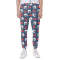 American Football Pattern Print Joggers