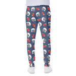 American Football Pattern Print Scuba Joggers