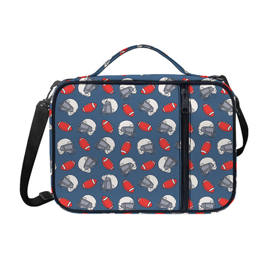 American Football Pattern Print Shoulder Strap Bible Bag