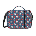 American Football Pattern Print Shoulder Strap Bible Bag