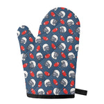 American Football Pattern Print Single Oven Mitt