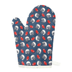 American Football Pattern Print Single Oven Mitt