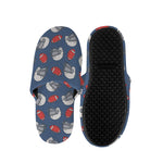 American Football Pattern Print Slippers
