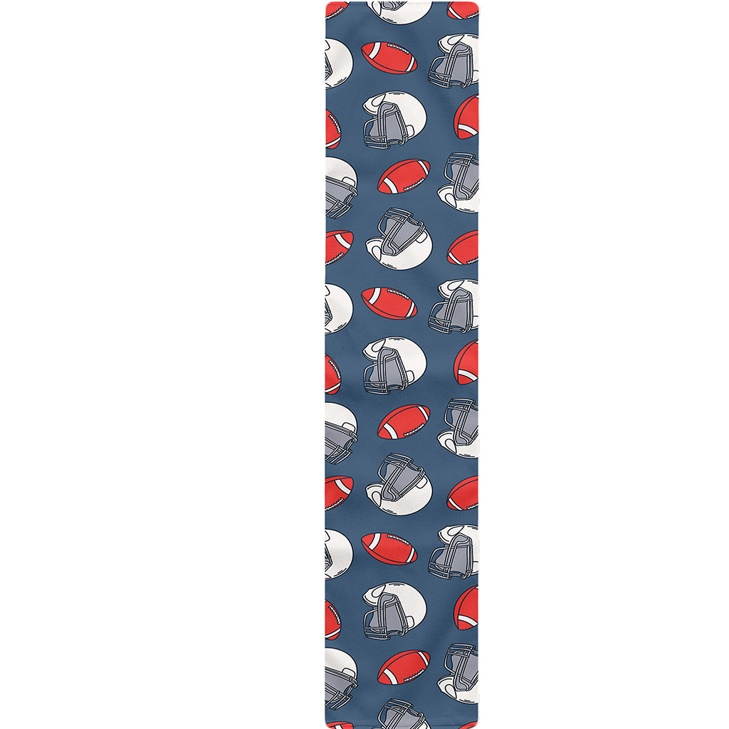 American Football Pattern Print Table Runner