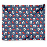 American Football Pattern Print Tapestry