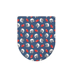 American Football Pattern Print Toilet Lid Cover