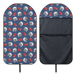 American Football Pattern Print Waterproof Car Seat Cover