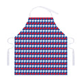 American Houndstooth Pattern Print Adjustable Apron