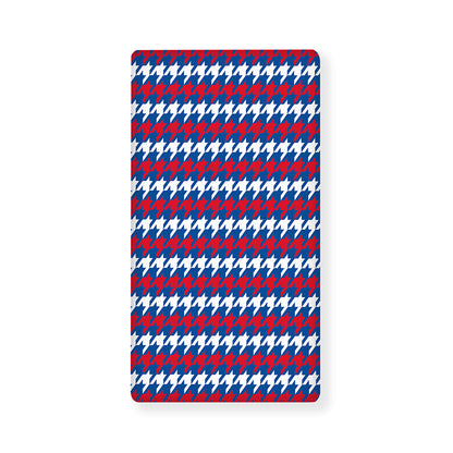 American Houndstooth Pattern Print Baby Crib Sheet
