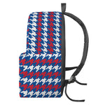 American Houndstooth Pattern Print Backpack