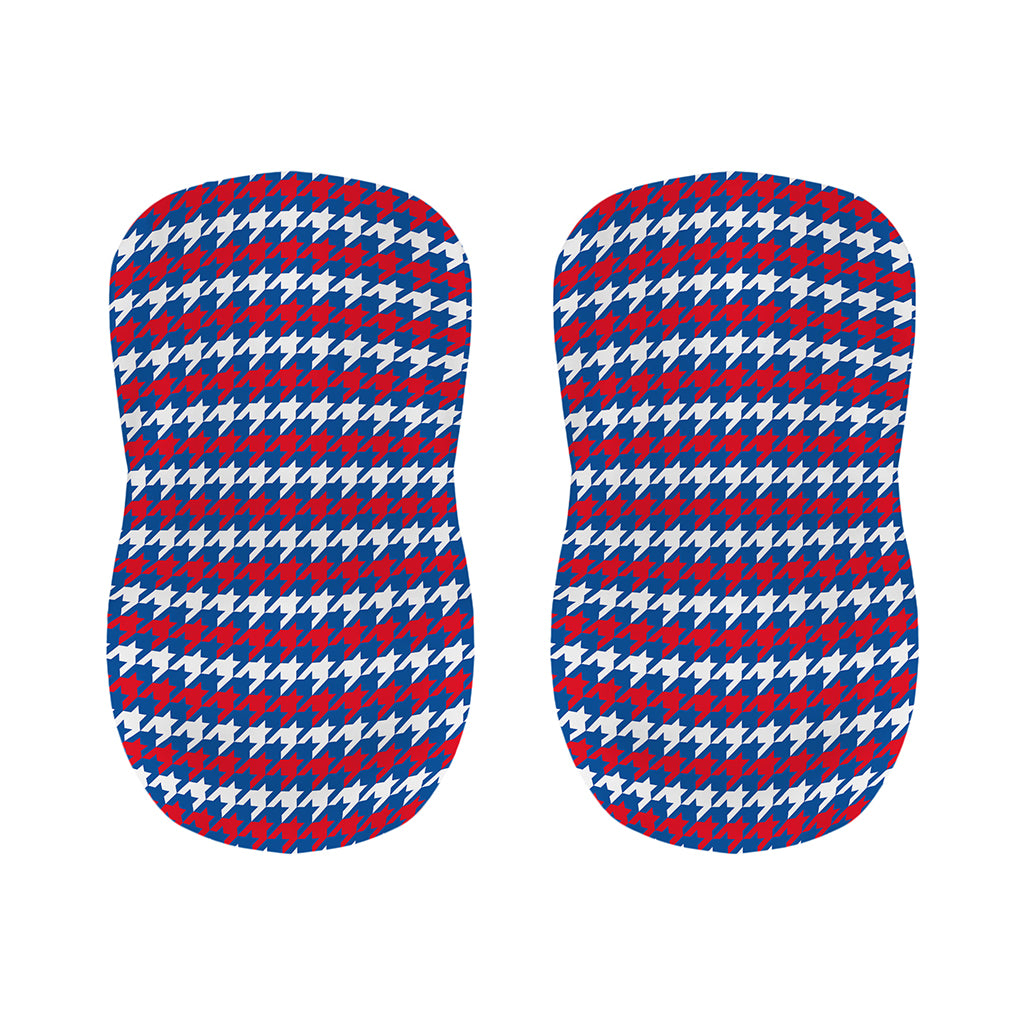 American Houndstooth Pattern Print Bar Stool Covers