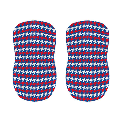 American Houndstooth Pattern Print Bar Stool Covers