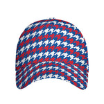 American Houndstooth Pattern Print Baseball Cap