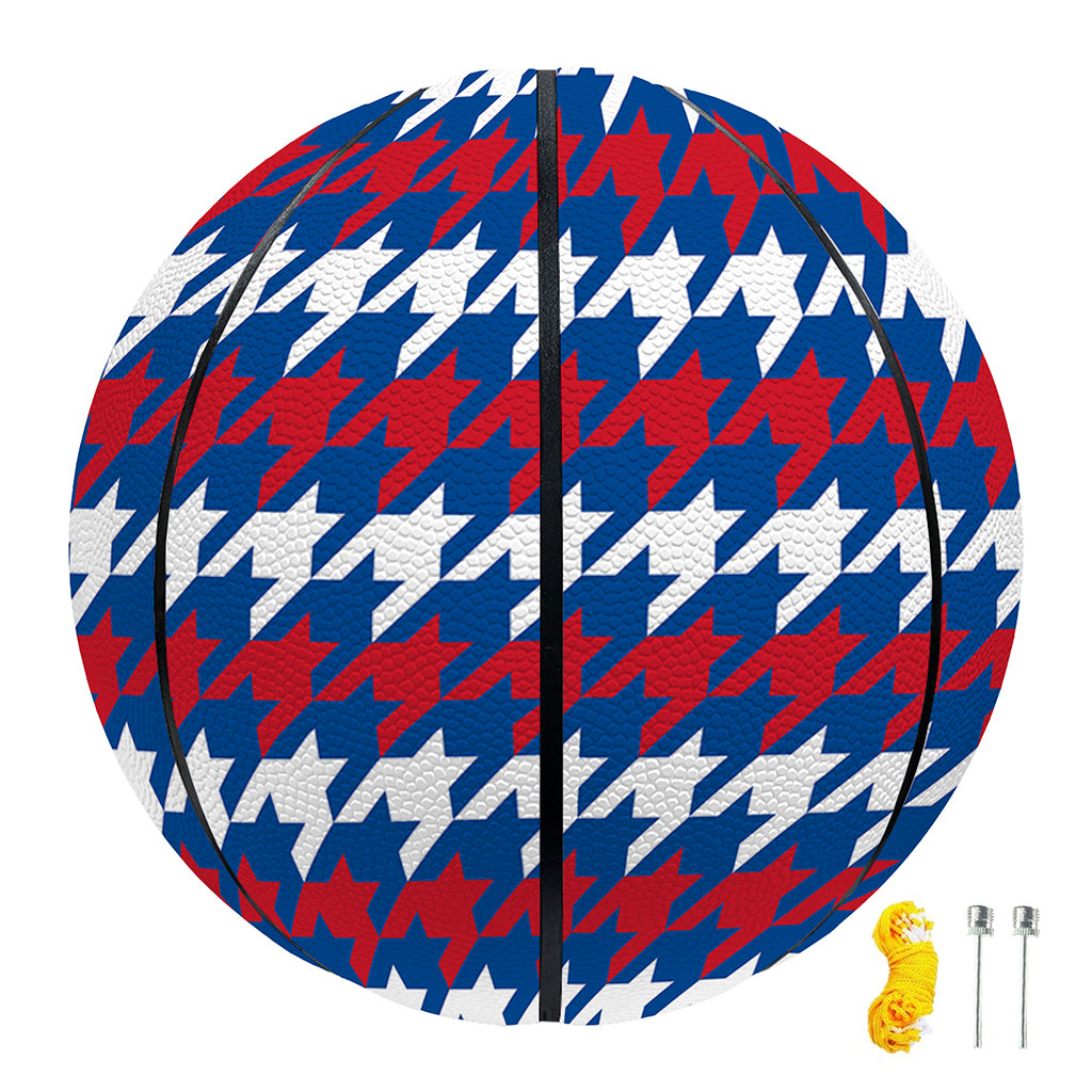 American Houndstooth Pattern Print Basketball