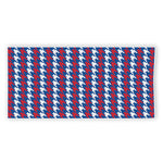 American Houndstooth Pattern Print Beach Towel
