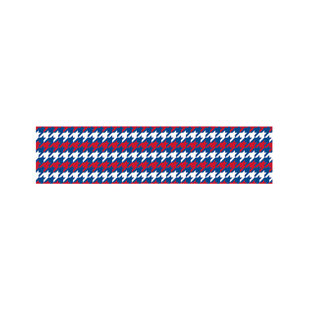 American Houndstooth Pattern Print Bed Runner